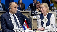 Ministryně obrany Jana Černochová na summitu NATO v Haagu (24. června 2025)