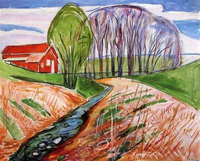 Edvard Munch Jarn krajina