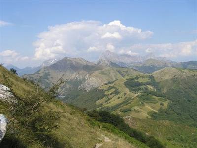 Hostomsk - pohled z Monte Prany