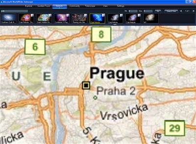 Maximln rozlien mapy Prahy
