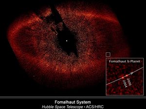 Planeta u hvzdy Fomalhaut na snmku z HST