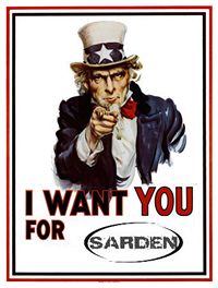US Army I want you for Sarden