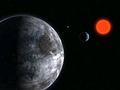 Exoplaneta u erveného trpaslíka. Autor: ESO