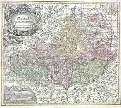 3. O tom, e Moravsk markrabstv je stalet stle stejn ukazuje Sutterova mapa Moravy 