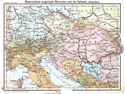 5. Sttn mapa Rakouska-Uherska ) ukazuje, e horn hranice Slovenska je historick 