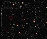 UDFy-38135539 v Hubbleov ultra hlubokm poli