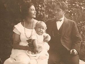Petříkovi s prvorozeným synem Milošem