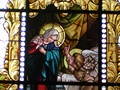 Okno, které daroval Msgre. Pauly kemenickému kostelu