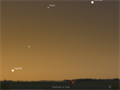 Msíc a planety na ranní obloze 10. 9. 2015