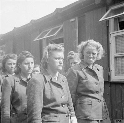 SS dozorkyn Bergen-Belsen 19.4.1945