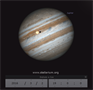 Msíc Io a jeho stín na Jupiteru 2. 3. 2016
