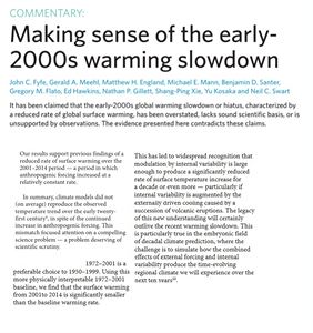 warming slowdown