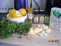Nakládané citrony - ingredience