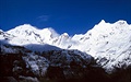 Annapurna South 7 219 m n. m., jiní vrchol hebene Annapurny z ABC