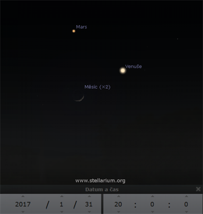 Msc, Venue a Mars 31. 1. 2017 veer na jihozpad