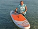Zkouška nástupu na paddleboard Zkouška nástupu na paddleboard