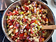 Domácí chutney (čatný) v hrnci Domácí chutney (čatný) v hrnci