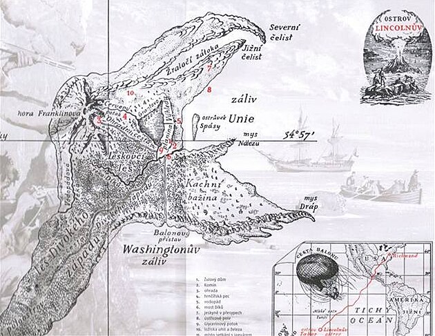 Tajuplný ostrov 1 Lincolnv Neff Verne
