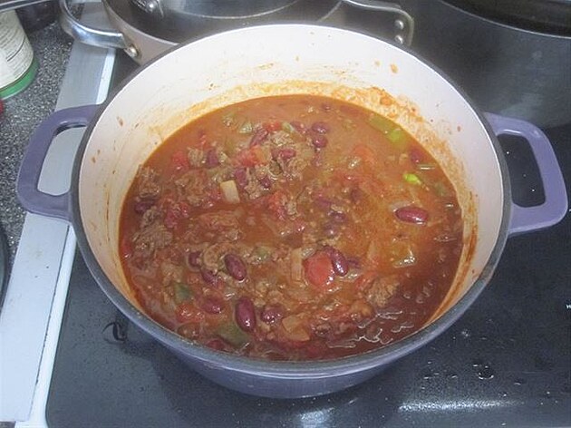 Chilli bublá na plotn