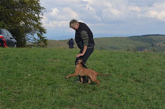 7 Chicco poprvé cvií v Oíkov, 3 ms., foto Bohuslava ibalová