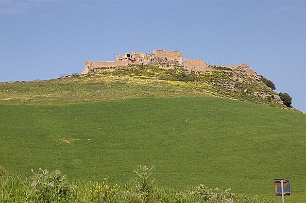 Cesta na Sicílii. Hrad za humny - Castello Calatubo