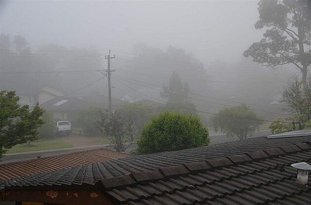 A adventu jsme ráno jako obvykle v mraku, je vysoká vlhkost vzduchu. Austrálie,...