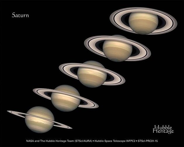 Stídání roních dob na Saturnu
