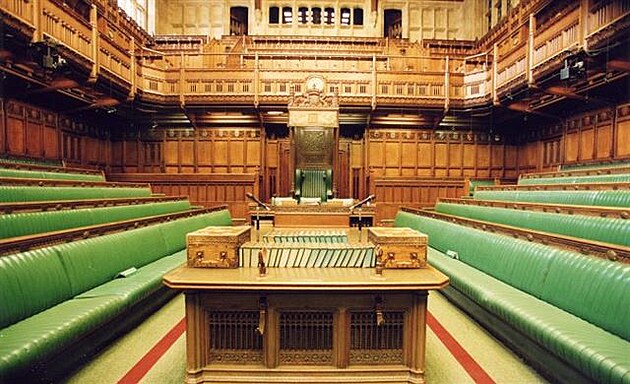 Dolní snmovna (House of Commons) britského parlamentu