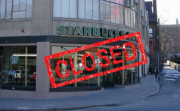 Starbucks closed