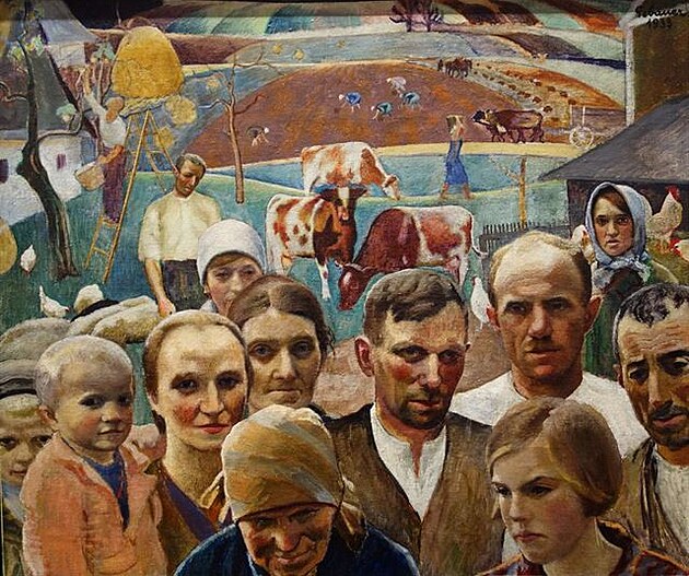 Paul Gebauer, Slezská vesnice, 1933