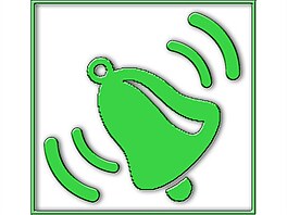 Zvonek logo zelen
