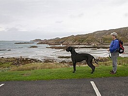 42 - Mull - Fouk opravdu hodn (je to vidt na mn i na ruksaku)