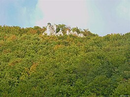 Skalka nad hotelem v Rajeckch Teplicch