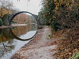 Most pes blovo jezero