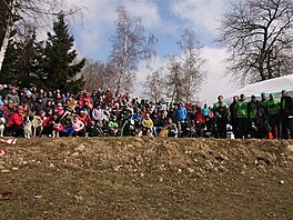 Zvren foto astnk. Bgl je vlevo dole. Dogtrekking Toulovec, bezen 2018