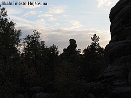 Cesta Javo hory  Broumov  Hejovina, z 2016