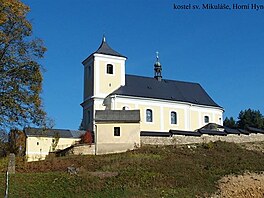 Kostel sv. Mikule, Horn Hynina. Svitavsk pahorkatina, jen 2017