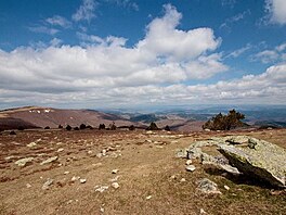 Vhledy z Mont Aigoual. Dovolen ve Francouzskm stedoho.