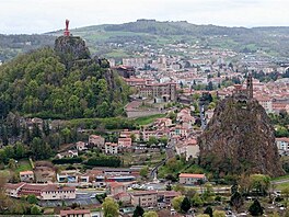 Msto Le Puy en Velay. Francouzsk stedoho.