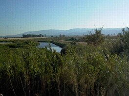 sever je vlhk (pohled na Galilejsk poho poho z Chulskho dol)