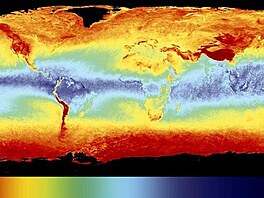 Rozloen vodn pry kolem Zem v roce 2006. Kredit: ESA