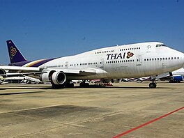 Boeing 747-4D7 HS-TGN Thai Airways Int