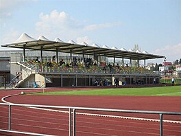 Litomyl - tribuna stadionu