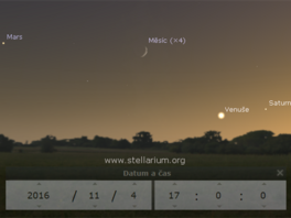 Dorstajc Msc a planety na zatku listopadu 2016