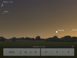 Dorstajc Msc a planety na zatku listopadu 2016
