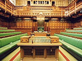 Doln snmovna (House of Commons) britskho parlamentu