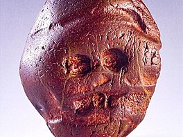 Makapansgat pebble, jaspis (7,6 x 6,3 cm) Jin Afrika.