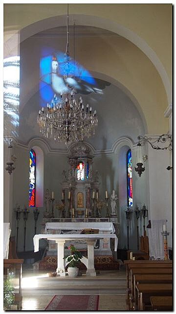 Barokní kostel sv. Antonína, Hvar v Chorvatsku, záí 2017