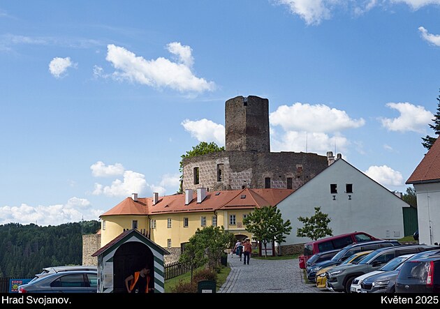 Svojanov. Cesta „Vokolo Moravy“, květen 2025.