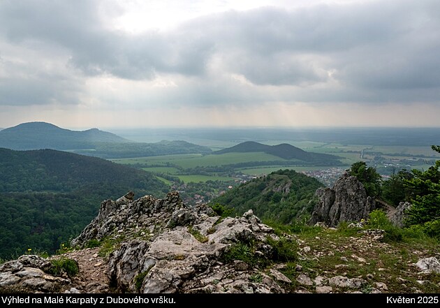 Malé Karpaty (navazují na Považský Inovec), květen 2025, den 6